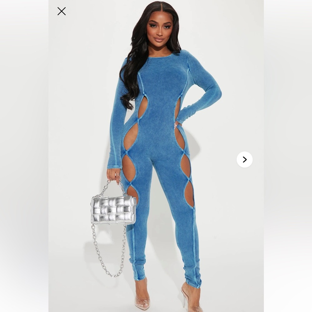 Audrina Mineral Wash Jumpsuit